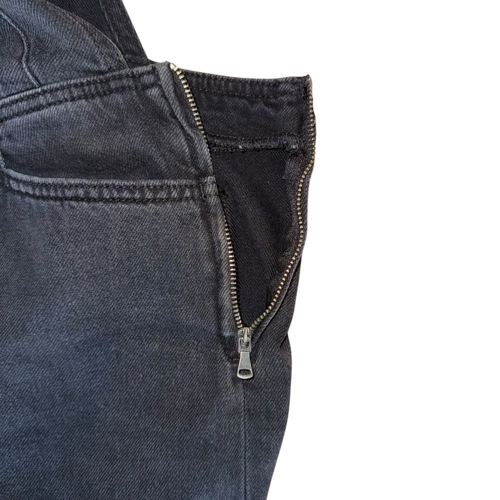 Paige Womens Etta Black Denim Overall Dress Womens Size 28 - Picture 6 of 8